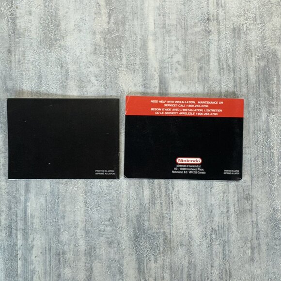 Game Boy Owners Manual DMG-GB-CAN-4 English French Information Precautions - Picture 5 of 5